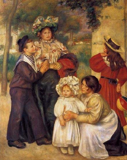 Pierre-Auguste Renoir La famille d`artiste Spain oil painting art
